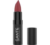 SANTE Naturkosmetik Pintalabios Ultra Matt 05 Velvet Red, color rojo mate en polvo para un acabado natural, cuidado de labios con escualano y ácido hialurónico, 4,55 g