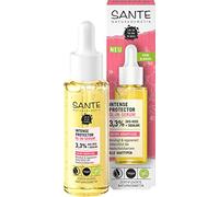 Sante Naturkosmetik Sérum de cosmética natural de rosa y escualano, cuidado nutritivo inmediato calma, regenerada una sensación suave en la piel, vegano, protector intensivo, 30 ml, 30 ml (1 paquete