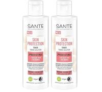 SANTE Naturkosmetik Skin Protection Tóner con probióticos, aloe vera orgánico y almendra orgánica, tónico facial nutritivo, cuidado facial vegano para una piel fresca y radiante, 125 ml (Paquete de 2)