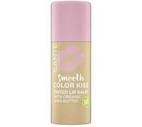 Sante Naturkosmetik Smooth Color Kiss Bálsamo labial tintado con manteca de karité orgánica, hidratante, aroma delicado afrutado, 04 rosa suave, 7 g. Net Wt 0.25 oz