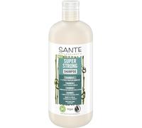 SANTE Naturkosmetik Super Strong Champú Extracto de Bambú Orgánico + Complejo de Proteína Triple Champú Vegano con Ingredientes Naturales, Fortalece el Cabello Débil y Débil (500 ml)