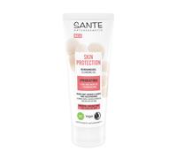 SANTE Naturkosmetik Skin Protection Gel limpiador con probióticos, aceite orgánico Inca Inchi y aceite de semilla de uva, limpieza clarificante, cuidado facial vegano para poros refinados y una piel