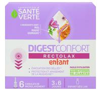 Santé Verte DIGEST COMFORT RECTOLAX NIÑO Digestión 6 cánulas