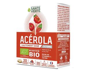 Santé Verte Toniphyt Acerola 20 comprimidos
