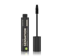 SANTE Naturkosmetik Máscara Volume Sensation extra negra, máscara negra para un volumen de pestañas sensacional, maquillaje natural, con aceite de ricino orgánico y almendras orgánicas, vegana, 12 ml