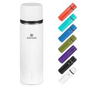 SANTECO Termo de Vacío de Doble Pared 1 litro/500ml, Botella de Agua Acero Inoxidable sin BPA, Botella Termica conserva líquidos fríos y calientes, para Niños, Colegio, Oficina, Trekking