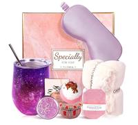 Santentre Set Regalo Regalos Originales para Mujer,Regalos de Cuidado Personal Ideas para Regalar A Mama,Regalitos Cumpleaños Cesta de Regalo de Spa Relajante con 360ml Tazas de Cafe,Velas Aromáticas