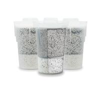 Santevia MINA - Filtro de agua alcalino de 3 unidades, reduce el flúor, el cloro y el plomo, añade minerales saludables, compatible con jarras y sistema de vidrio Santevia MINA, cartuchos de filtro de