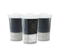 Santevia MINA - Paquete económico de filtro de agua alcalino | Paquete de 3 filtros para jarra de agua en casa añade minerales y hace agua alcalina | Filtro de agua de cloro y plomo | Fabricado en