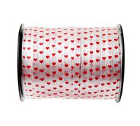 Santex 3994 - 1, bobina Bolduc corazón de 7,5 mm x 50 metros, color blanco