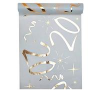 SANTEX 6158-20-30 - Camino de Mesa para cumpleaños, Edad Dorada, 20 años