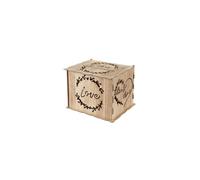 SANTEX 8495-26 - Hucha de madera para boda (22 x 30 cm)