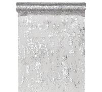 Santex Camino de Mesa de fantasía Brillante, Otro, Plateado