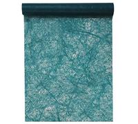 Santex Camino de Mesa Mesa Banda 30 cm x 5 m Azul Verde - Tela Decorativa - Decoración Celebración - 3586