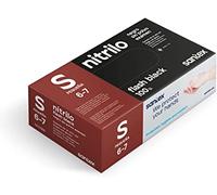 Santex flash black pack de 100 guantes de nitrilo talla s - 6 gramos -