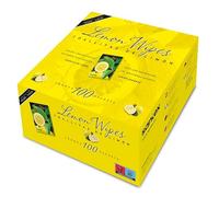 Santex Toallitas de limón refrescantes perfumadas Caja 100 sobres