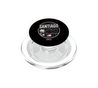 Santiago Chile Volcán Palmera Sunset Design PopSockets PopGrip para MagSafe