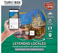 Santiago de Compostela: Leyendas del Camino Entrada al Museo Catedralicio Paseo Cultural Gamificado Caja de Regalo para 2 Personas con Pasaporte y Pulsera de Líder