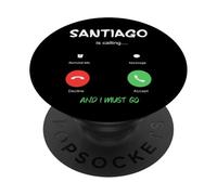 Santiago está Llamando y Debo IR a Chile de Viaje PopSockets PopGrip Adhesivo