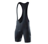 Santic Culotes Hombre Ciclismo Corto Pantalones MTB Bicicleta Acolchado Badana Negro Blanco