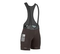 Santic Culotte Ciclismo Hombre Culote MTB Pantalones Cortos Acolchado Marrón L