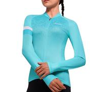 Santic Maillot Ciclista Mujer Top Ciclismo Bicicleta Bici Transpirable Secado Rápido Reflectante Jersey Ciclista Andrea