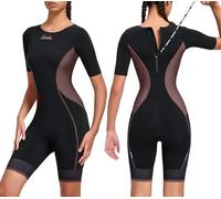 Santic Traje de triatlón para mujer acolchado, traje de una pieza de manga corta, traje Pro Tri, de secado rápido, para adelgazar, traje de ciclismo Skinsuit, marrón, M