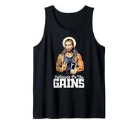 Santificado Be Thy Gains Jesús Entrenamiento de Levantamiento de Pesas Camiseta sin Mangas
