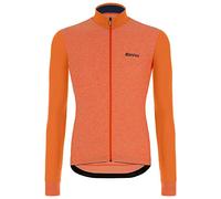 Santini Camiseta de Manga Larga Marca Modelo Colore Puro - Maglia Manica Lunga