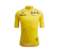 Santini Leader Platz General Tour De Francia Camiseta Manga Corta Hombre, : GIA