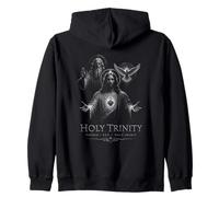 Santísima Trinidad Padre Hijo Santo Sagrado Corazón Cristiano Corazón Sudadera con Capucha