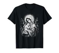 Santísima Virgen María Sosteniendo al Niño Jesús Sagrado Camiseta