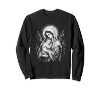 Santísima Virgen María Sosteniendo al Niño Jesús Sagrado Sudadera