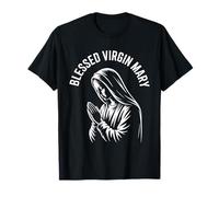 Santísima Virgen María - Vintage Jesús Madre Cristiana Fe Camiseta