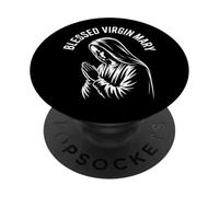 Santísima Virgen María - Vintage Jesús Madre Cristiana Fe PopSockets PopGrip Adhesivo