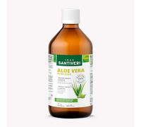 SANTIVERI - Jugo aloe vera/frasco 1L de puro jugo de aloe vera, líquido de sabor suave y agradable