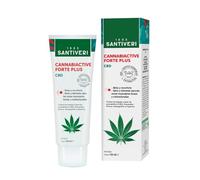 SANTIVERI - Cannabiactive Forte Plus CBD, Crema Corporal de Masaje con Cannabidiol, Árnica, Harpagofito, Hipérico y Rosa Mosqueta, Efecto Relajante para Tensiones Musculares y Contracturas - 150 ml