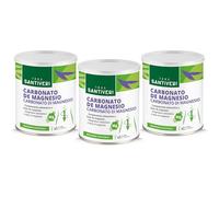 SANTIVERI - Carbonato de Magnesio en Polvo, Complemento Alimenticio a Base de Magnesio, Contribuye al Bienestar Intestinal - 3 x 110 g