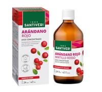 SANTIVERI - Concentrado de Arándano Rojo con Alto Contenido en Proantocianidinas 180mg/100ml, Sin Azúcar - Frasco de 490 ml