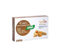 Santiveri - Complemento Curcu Flex Superactive con cúrcuma, jengibre y vitaminas - 48 comp