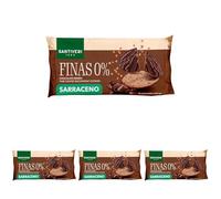 SANTIVERI - GALLETA FINA 0% BAÑADA - SARRACENO (1U) (Paquete de 4)