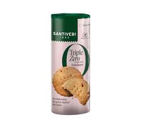 SANTIVERI - Galletas Arándanos Triple Zero, Galletas Crujientes con Avena Integral y Arándanos Rojos, Altas en Fibra, Sin Edulcorantes, Sin Azúcar Añadido Ni Gluten, Vegano - 205 g
