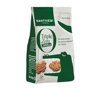 SANTIVERI - Galletas Jungla Triple Zero, Galletas Crujientes con Avena Integral y Proteína de Guisante, Altas en Fibra, Sin Edulcorantes, Sin Azúcar Ni Gluten, Ideal para Niños, Vegano - 120 g