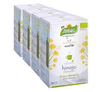 Santiveri - Hinojo Infusión - 20 Bolsitas (Paquete de 4)