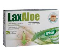 SANTIVERI - LaxAloe Protect, Complemento Alimenticio a Base de Cáscara Sagrada, Sen, Hinojo, Aloe y Vitamina A, que Ayudan a Mantener la Regularidad Intestinal - 60 Cápsulas