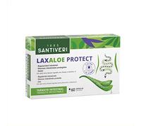SANTIVERI - LaxAloe Protect, Complemento Alimenticio a Base de Cáscara Sagrada, Sen, Hinojo, Aloe y Vitamina A, que Ayudan a Mantener la Regularidad Intestinal - 60 Cápsulas