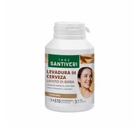 Santiveri Levadura de cerveza – Con vitamina B y calcio – 350 comprimidos
