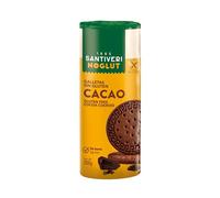 SANTIVERI - Noglut Cacao, Galletas Cacao Sin Gluten - Altas en Fibra, Sin Grasa de Palma, Sin Huevo - 200 g