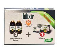 Santiveri [Pack Conveniencia] 2 x Bilixir Concentrado Fluido 240 ml + Tisana Bilixir 20 filtros