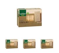 SANTIVERI - Tostadas de Lenteja Bio, Tostadas Ecológicas, Crujientes y Ricas en Proteínas, Sin Azúcares Añadidos, Sin Gluten, Vegano - 100 g (Paquete de 4)